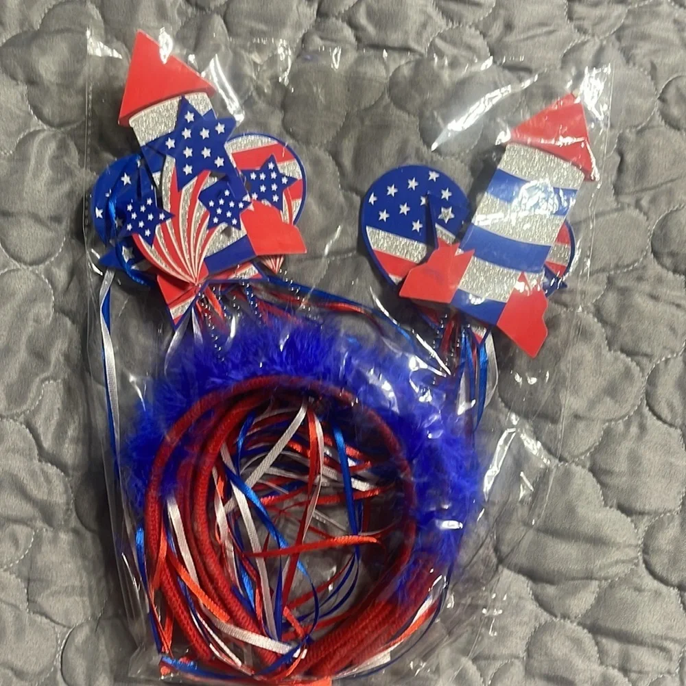 Set/8 patriotic headbands